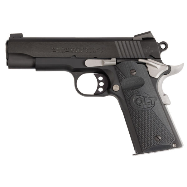 Colt Night Commander 1911 45 ACP, 4.25" Barrel, Black, Novak Night Sights, 8rd - Image 2