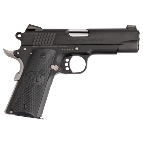 Colt Night Commander 1911 45 ACP, 4.25" Barrel, Black, Novak Night Sights, 8rd