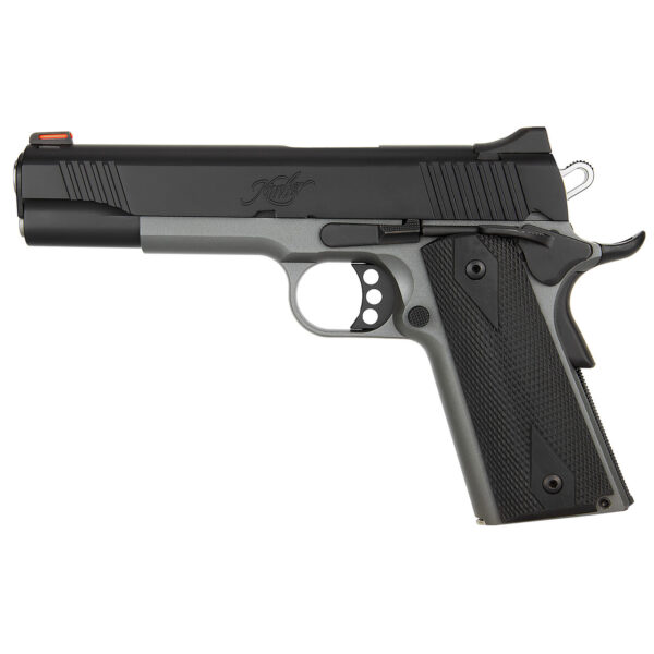 Kimber Custom LW Shadow Ghost 1911 45 ACP, 5" Barrel, Black/Gray, Rubber Grip, 8rd - Image 2