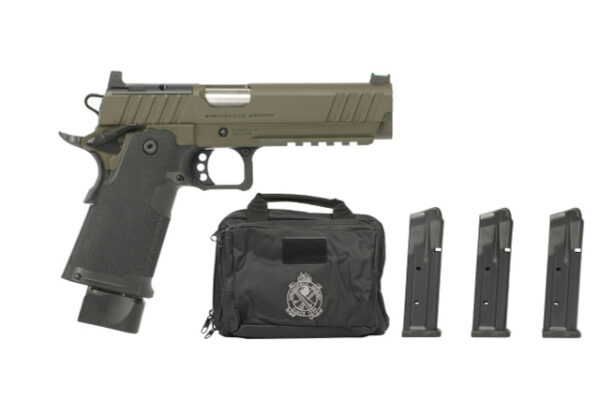 Springfield DS Prodigy AOS Lipsey's Package 9mm, 5" Barrel, Olive Drab Green Cerakote, 20rd